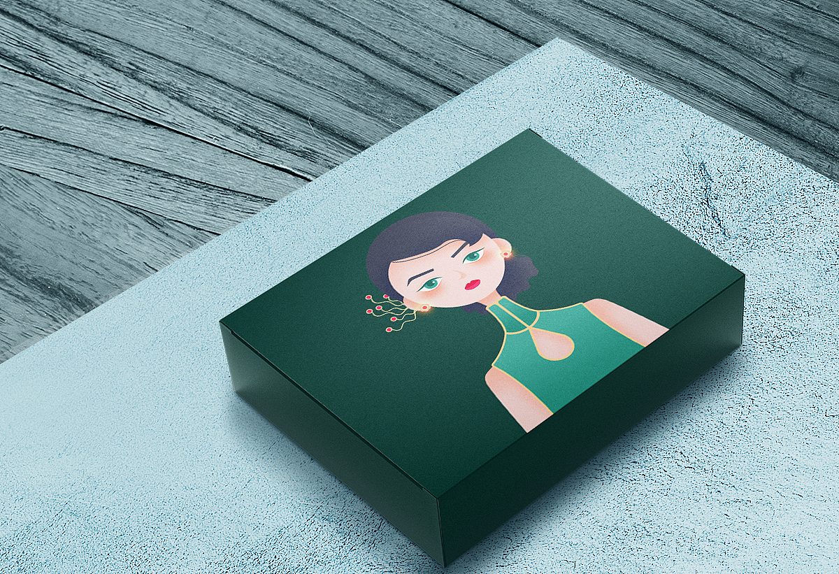 發(fā)光耳環(huán)少女頭像系列（扁平噪點(diǎn)風(fēng)格）（圖ZMjU2NjE4OTMy） - 創(chuàng)作習(xí)作 - 站酷設(shè)計(jì)師Joyou原創(chuàng)素材 - 站酷ZCOOL