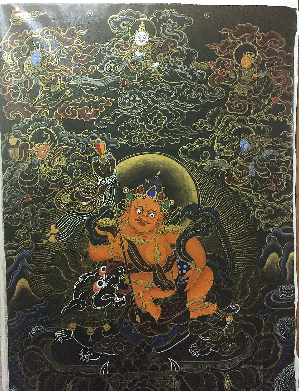 一幅不正规唐卡画（图ZMzk5NzkwNDA=） - 商业插画 - 站酷设计师菇王zy原创素材 - 站酷ZCOOL