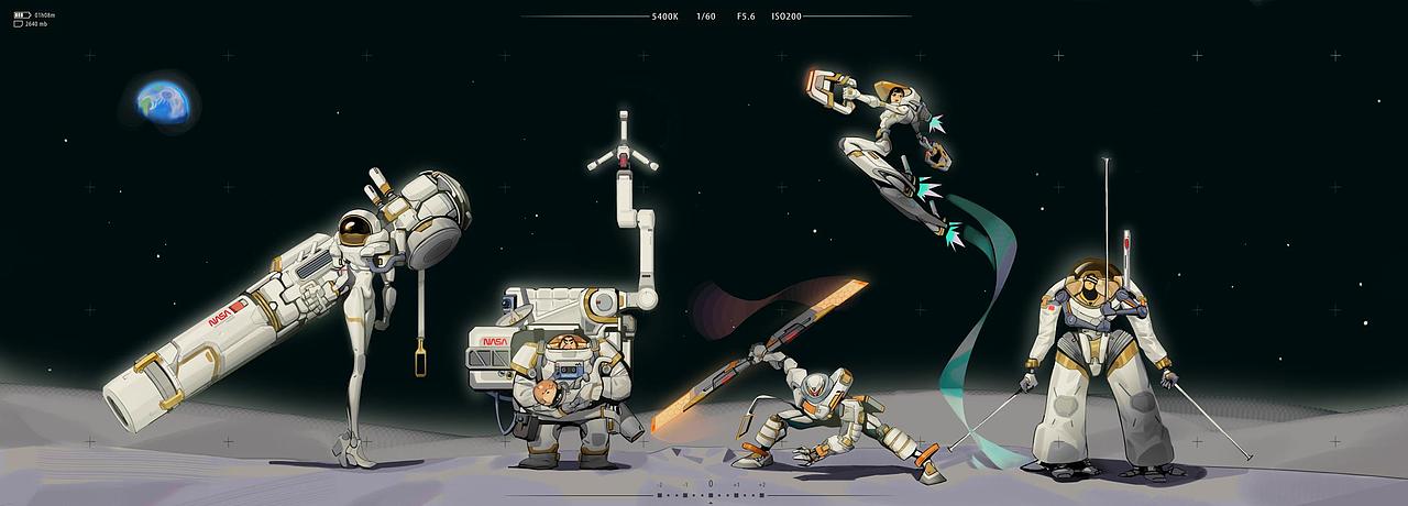 太空朋克(角色设计)