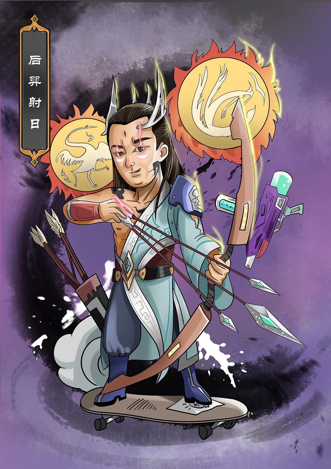 机甲·成语故事NFT数字艺术插画（图ZMjg0NDgzNjc2） - 商业插画 - 站酷设计师艺青illustration原创素材 - 站酷ZCOOL