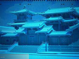仿唐寺院设计