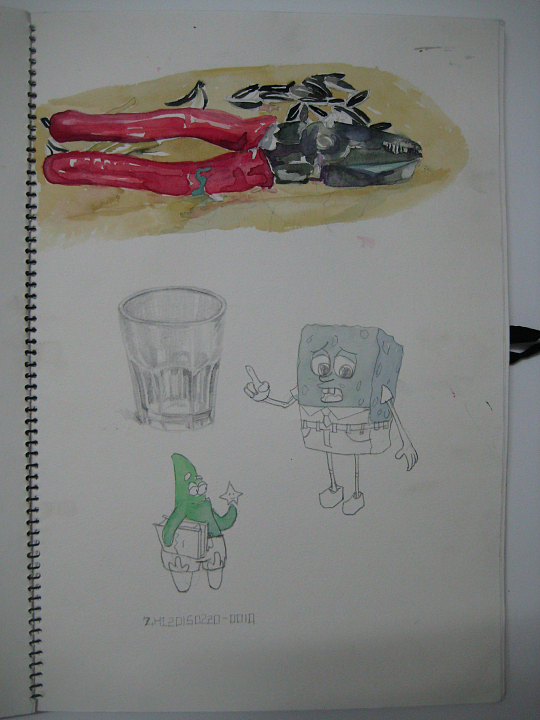 2015春节写生绘画本