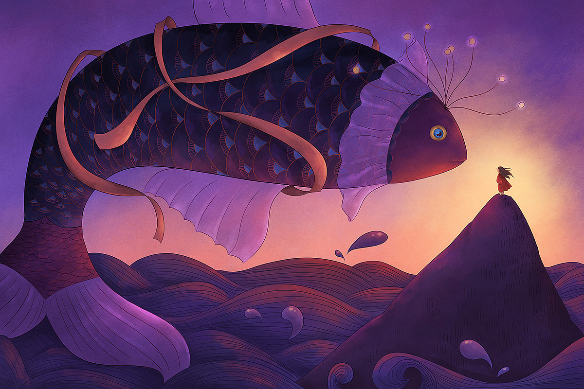 六月插画-遇见系列