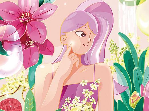 植萃美肌（个人主页-ZNTkzOTYyNzY=） - 海报 - 站酷设计师秋秋xy原创素材 - 站酷ZCOOL