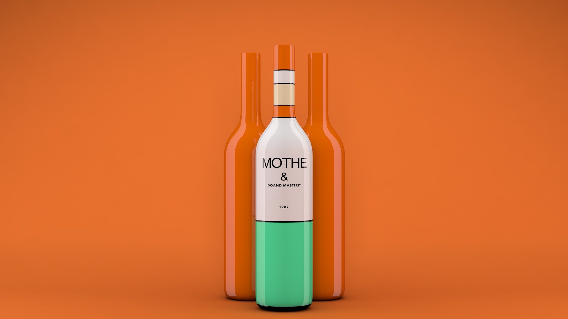 c4d 酒瓶渲染练习