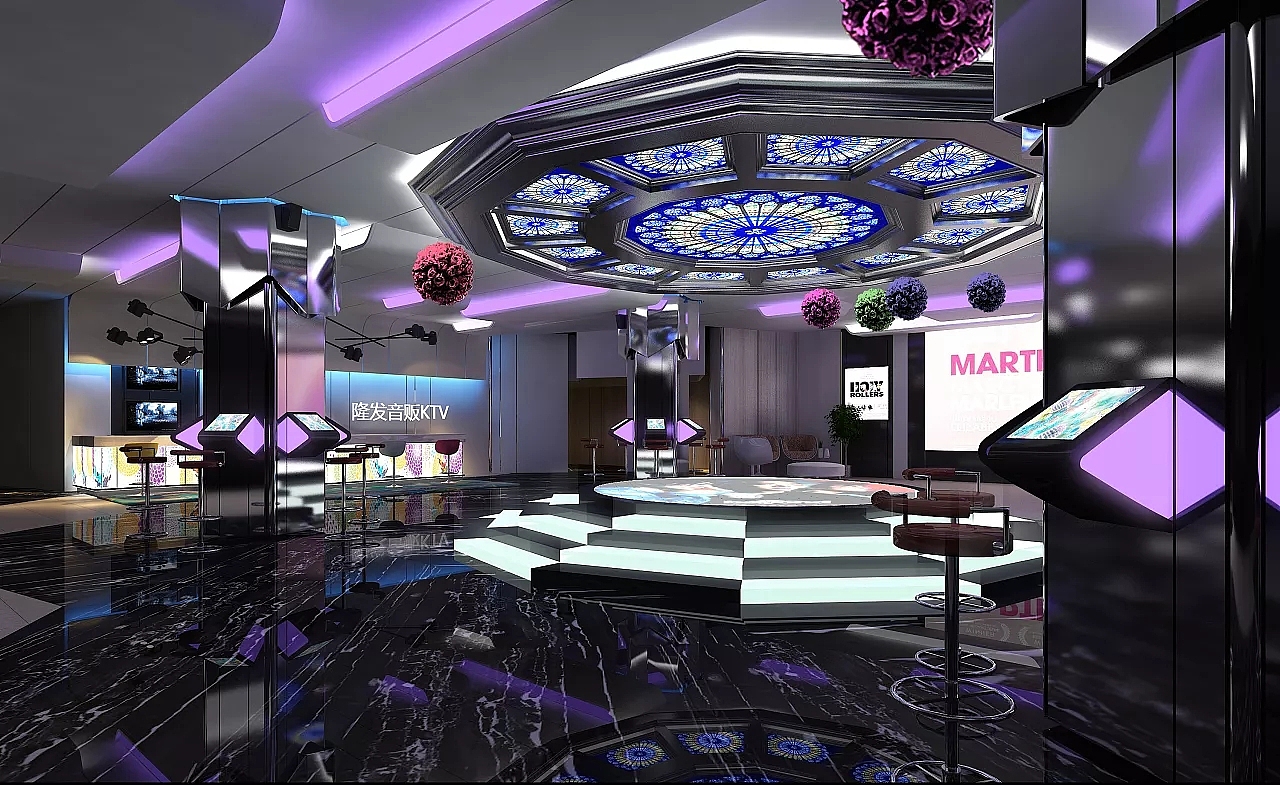 巴中隆发音贩量贩主题KTV设计
