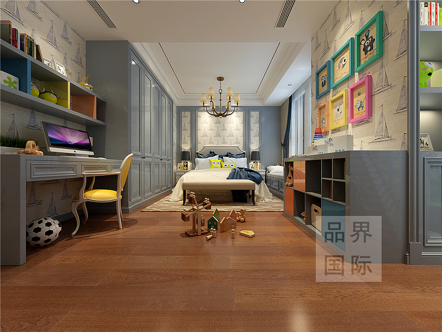 茉莉公馆230平美式风格装修效果图设计·品界（图ZMTc4Mjc2NjQ4） - 家装设计 - 站酷设计师小曹设计原创素材 - 站酷ZCOOL