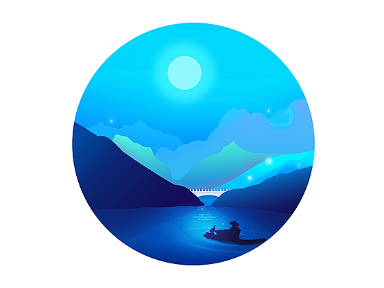 渐变风格插画（图ZNzkzODgxMjA=） - 创作习作 - 站酷设计师吃货最怕做饿梦原创素材 - 站酷ZCOOL