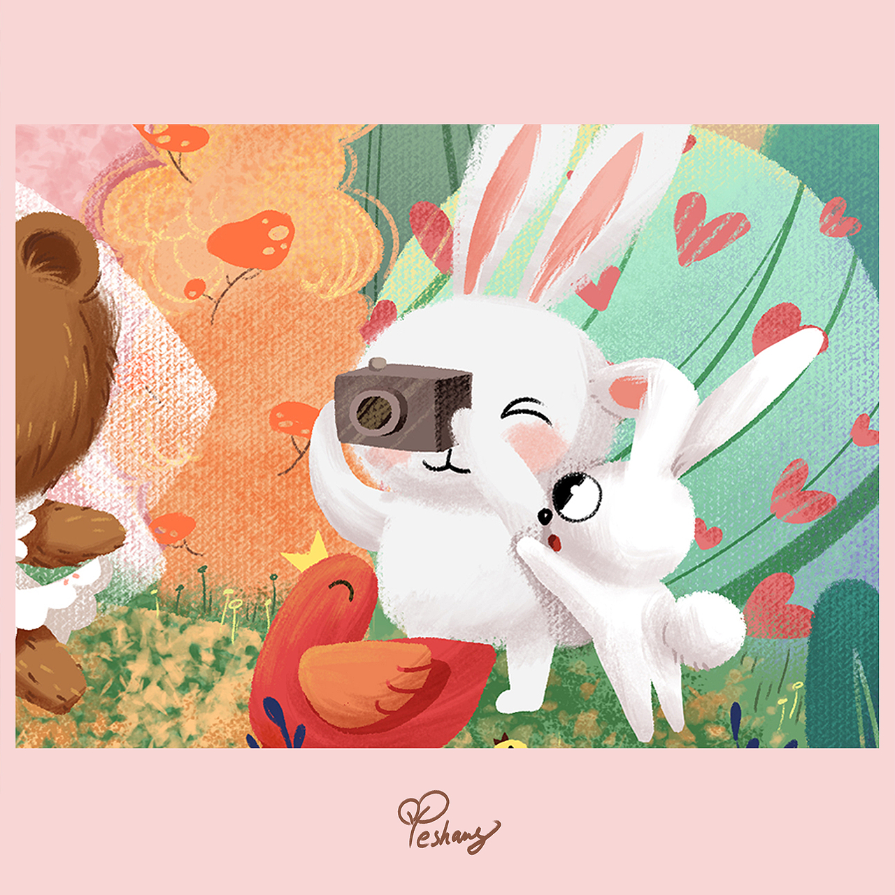 七夕婚礼💒（图ZMTcwNzg4NjYw） - 儿童插画 - 站酷设计师葉上原创素材 - 站酷ZCOOL