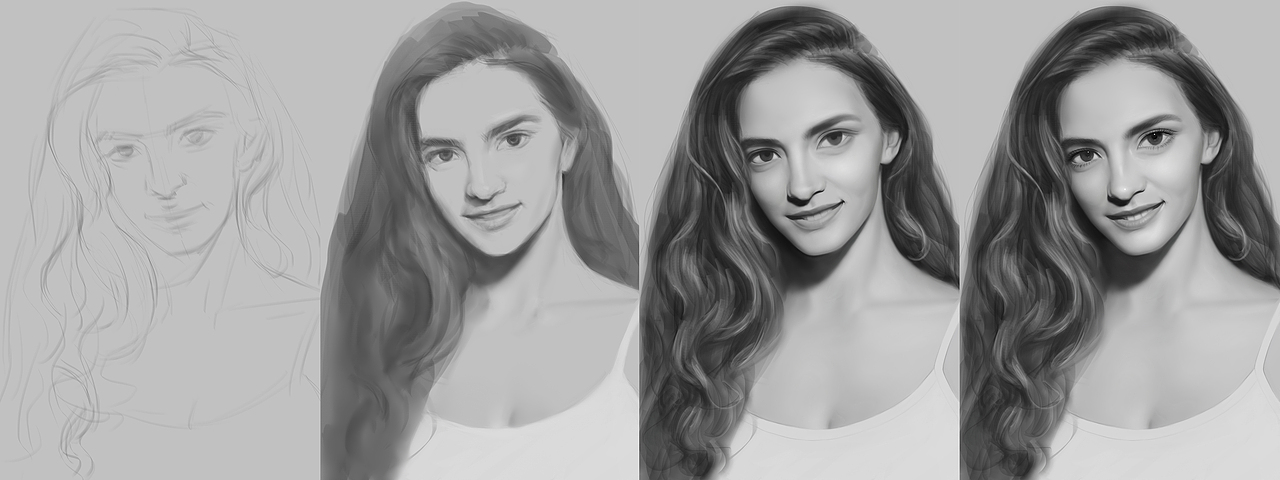 人像练习（图ZMTQxMDYwOTI4） - 创作习作 - 站酷设计师lyakone原创素材 - 站酷ZCOOL