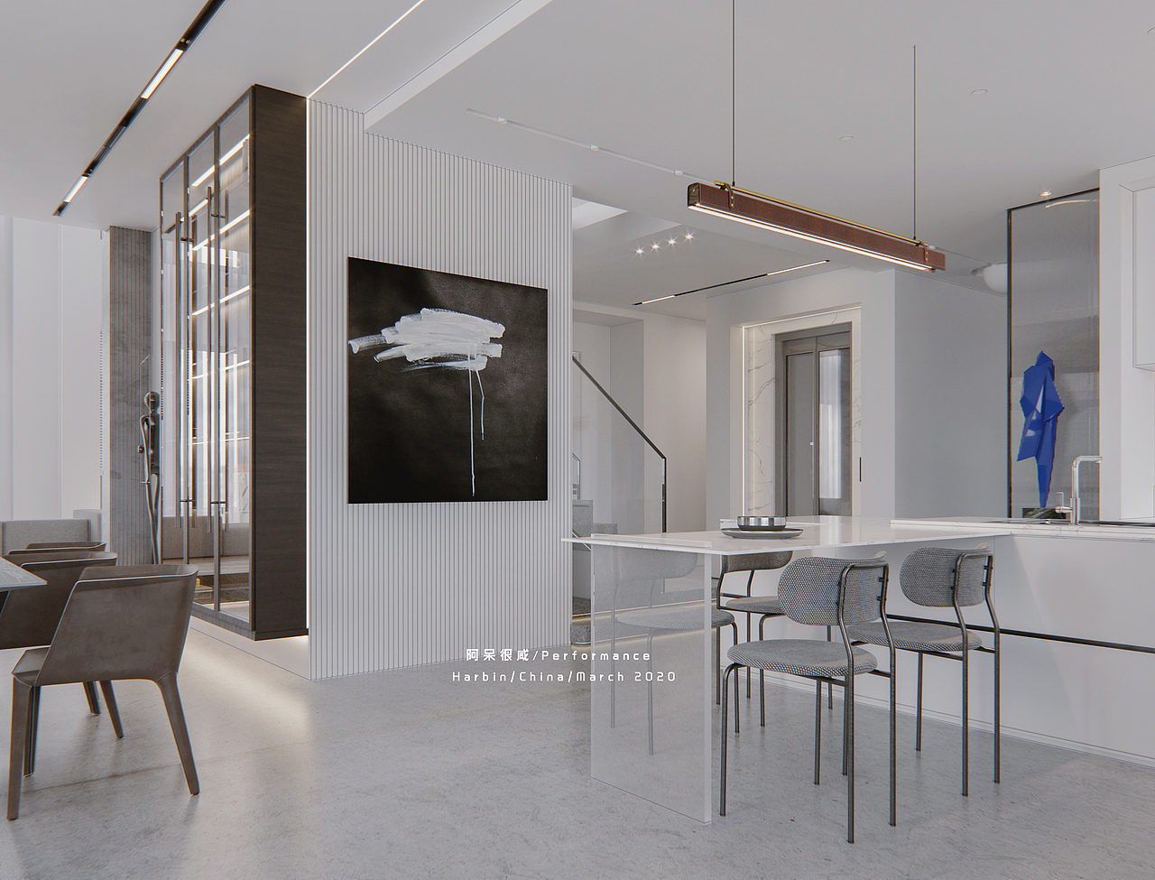 现代别墅·客厅