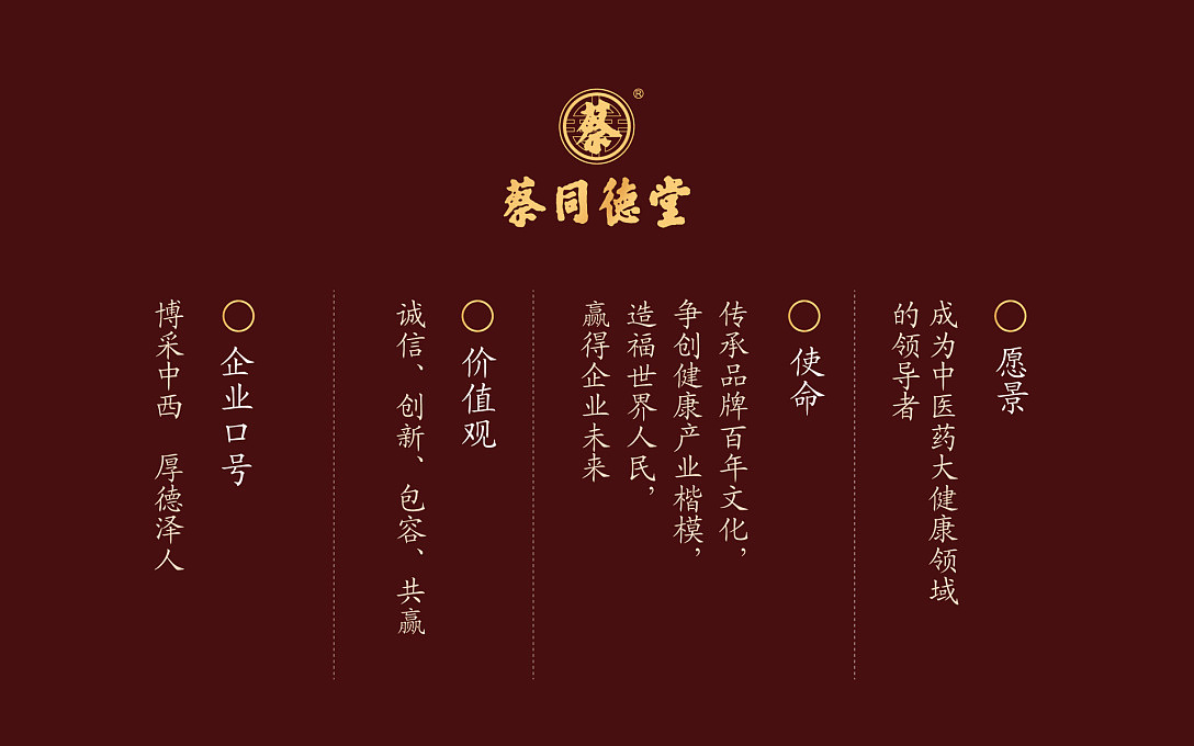 中华老字号蔡同德堂x亘一|中药产品包装营销策划设计