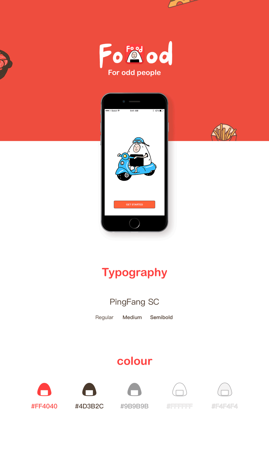 Fo od app UI视觉设计（图ZNTQ3OTY1NjQ=） - APP界面 - 站酷设计师海苔酱原创素材 - 站酷ZCOOL
