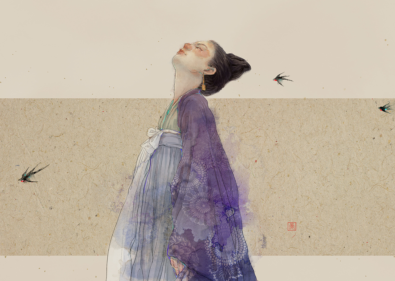 懿晏2019年终总结·插画·岩彩·模型·版画