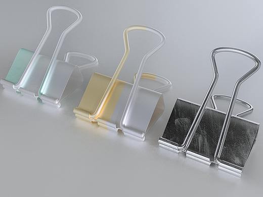 渲染-长尾夹（个人主页-ZNTg1MzY3NTI=） - 生活用品 - 站酷设计师小羊儿咩咩叫原创素材 - 站酷ZCOOL