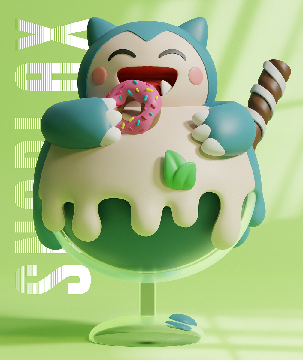 冰淇淋系列之可达鸭