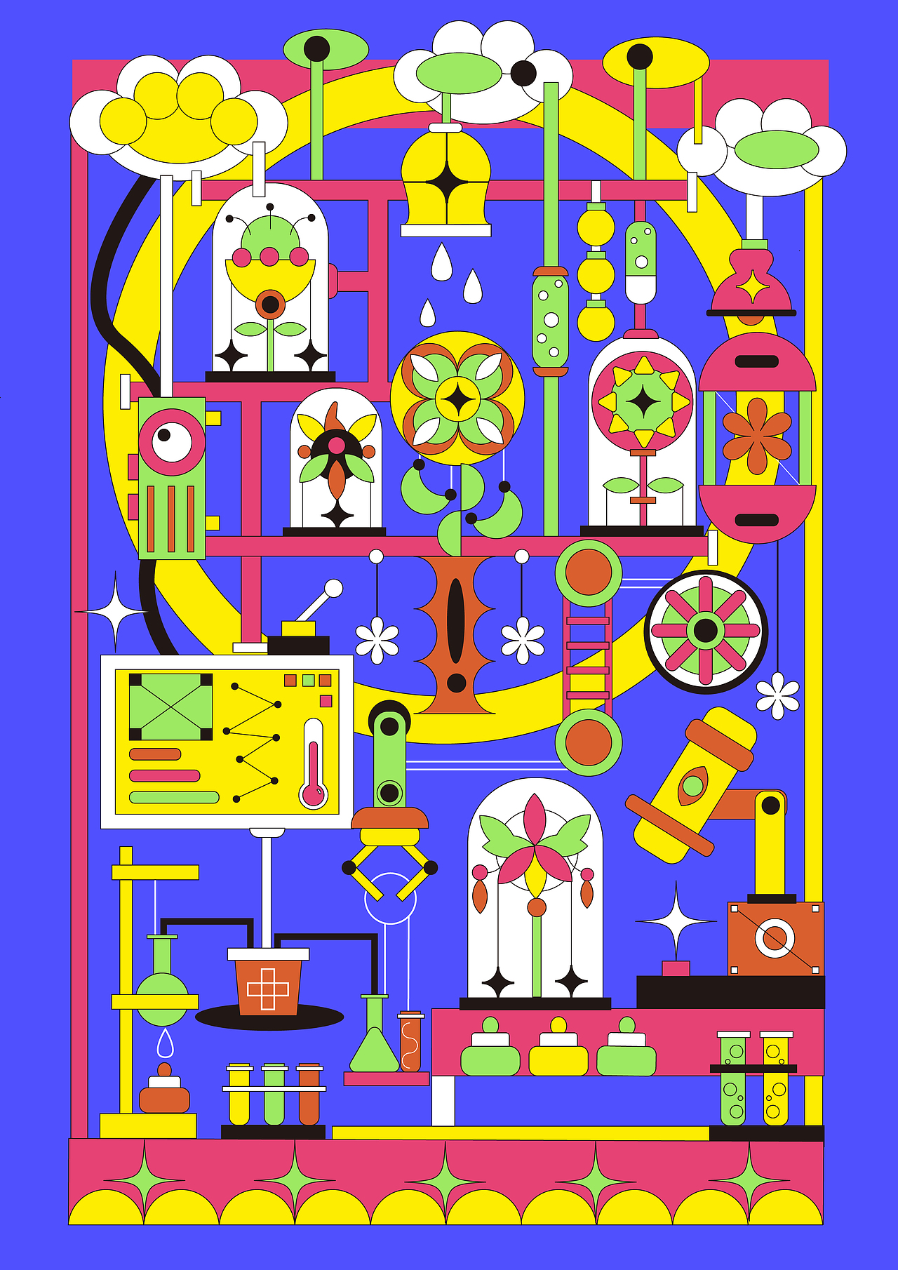 新世界——图形插画设计（图ZMzY3OTQyMDQ0） - 新锐潮流插画 - 站酷设计师yu_rui0原创素材 - 站酷ZCOOL