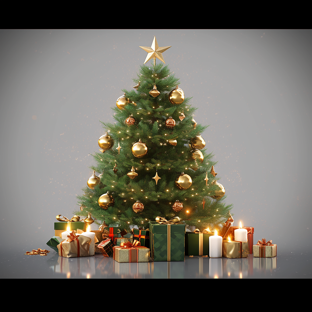 圣诞树系列 | 黄金绿灯（图ZMzU2OTM2ODQw） - 商业插画 - 站酷设计师荷逸原创素材 - 站酷ZCOOL