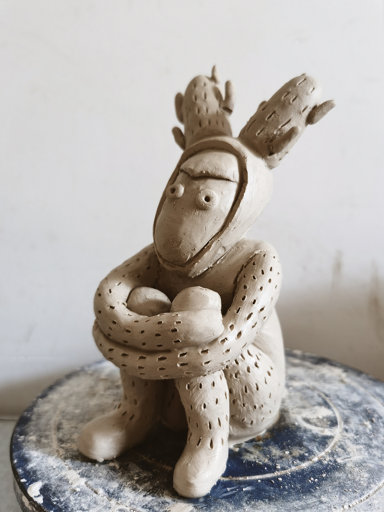 日常分享—alpha monkey 插画&陶瓷手办