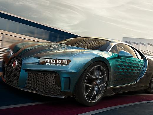 Bugatti Chiron学员作品(海耀设计分享)