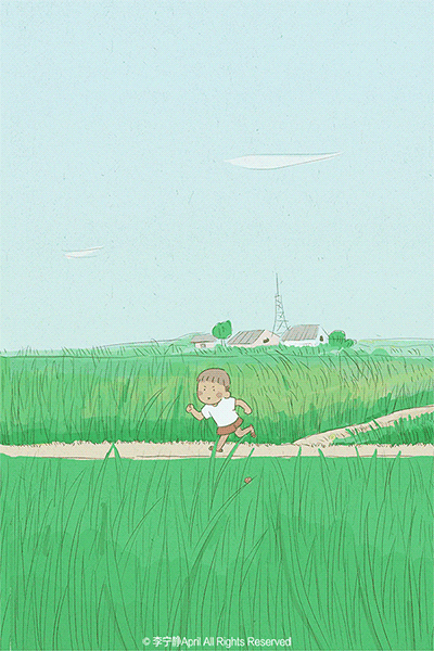 夏天－动态插画（图ZNTU4ODE4MDg=） - 创作习作 - 站酷设计师李宁静april原创素材 - 站酷ZCOOL
