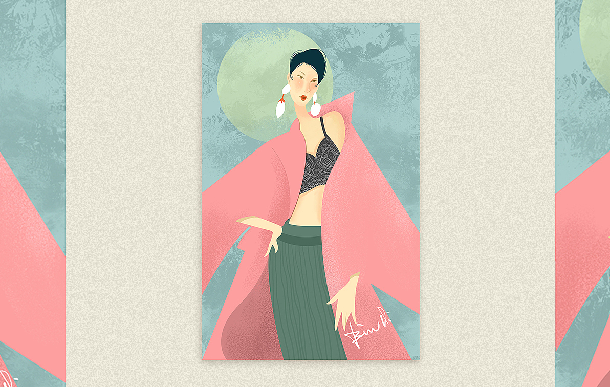 时尚插画【每日一画】