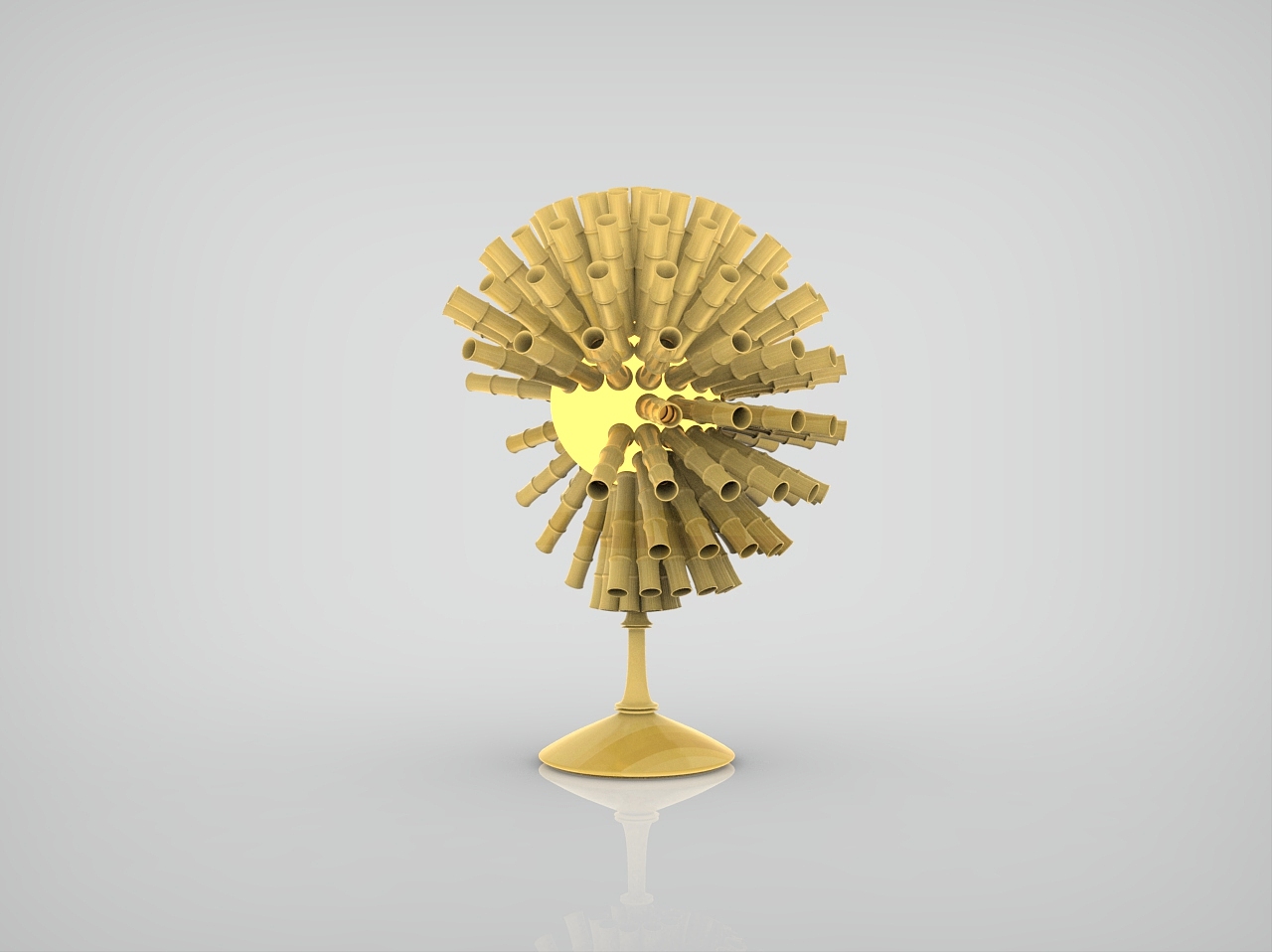 筒影戏-竹制投影灯设计