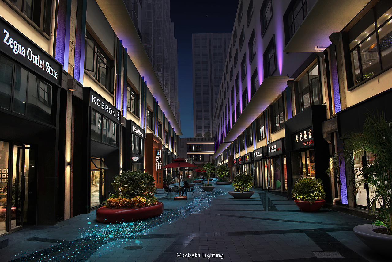 某路的灯光设计小作..（竣工撒花）（图ZMTkxMTc0NTI4） - 其他空间 - 站酷设计师清汤寡水先桑原创素材 - 站酷ZCOOL