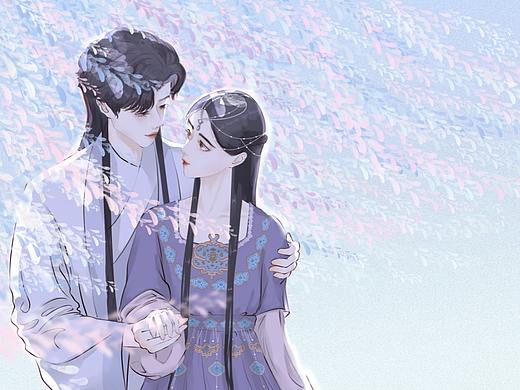 古風(fēng)系列四（個人主頁-ZNTY4NTYwOTY=） - 商業(yè)插畫 - 站酷設(shè)計師無糖092原創(chuàng)素材 - 站酷ZCOOL