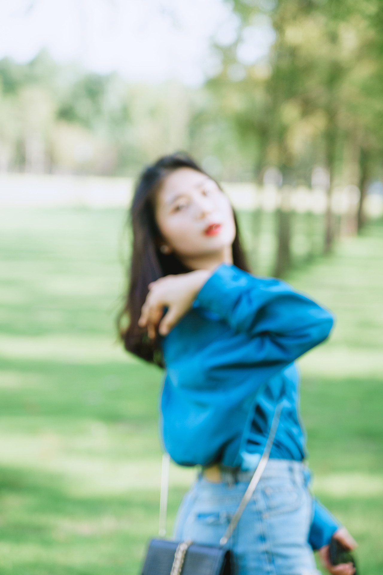 双流周边公园拍摄素人小姐姐（图ZMjIzOTg2MjY4） - 人像摄影 - 站酷设计师鱼游梦境原创素材 - 站酷ZCOOL