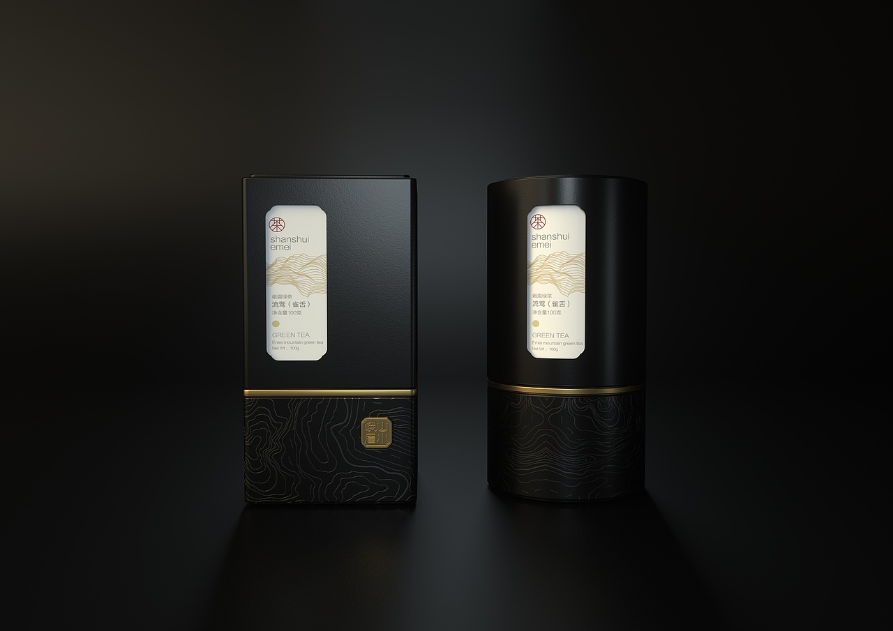 山水峨眉系列茶包装设计（图ZMjI2ODg4MTgw） - 包装 - 站酷设计师NEERU灵睿原创素材 - 站酷ZCOOL