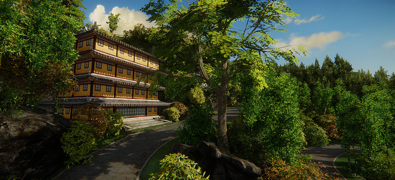 仙佛寺（图ZMTk0NjI4MTI=） - 场景 - 站酷设计师高诺科技原创素材 - 站酷ZCOOL
