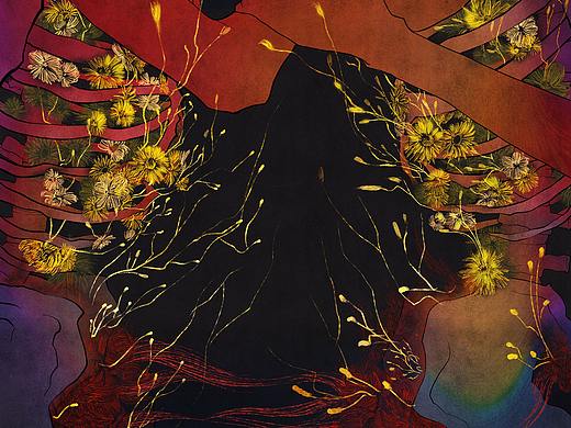 《2020 BLOOM》下篇（个人主页-ZMzMzNzQ0NDQ=） - 艺术插画 - 站酷设计师Toymuxu原创素材 - 站酷ZCOOL