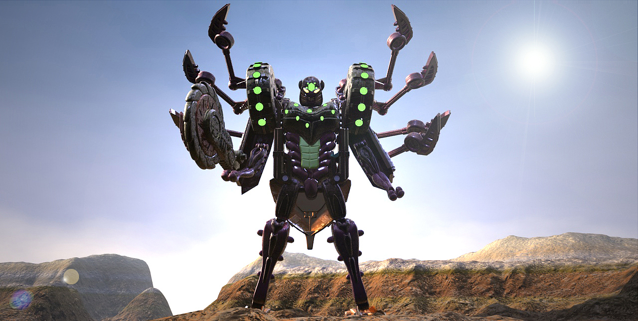 bw | 金属变体狼蛛