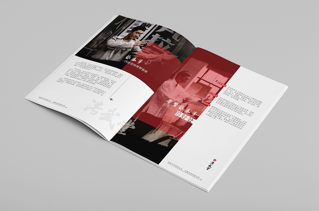 一希品牌设计-浩武堂-武术体育画册设计宣传册设计
