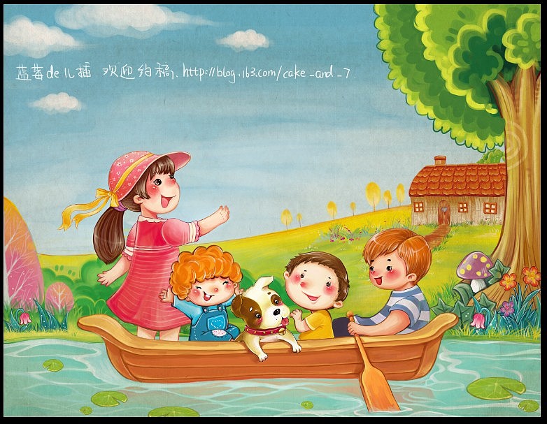儿插绘本插画（图ZMjM5Njc2MA==） - 商业插画 - 站酷设计师杨珅yangshen原创素材 - 站酷ZCOOL