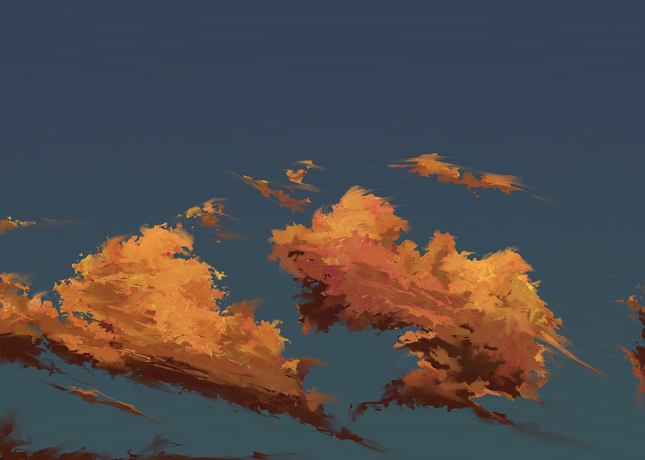 iPad云彩厚涂教程