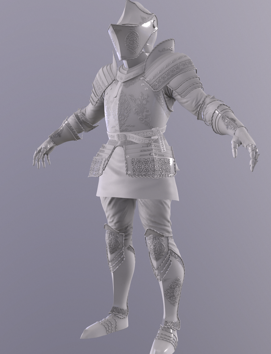 中世纪欧洲骑士模型设计（图ZMzAwMjcxMTQ4） - 动画/影视 - 站酷设计师韭菜西兰花原创素材 - 站酷ZCOOL