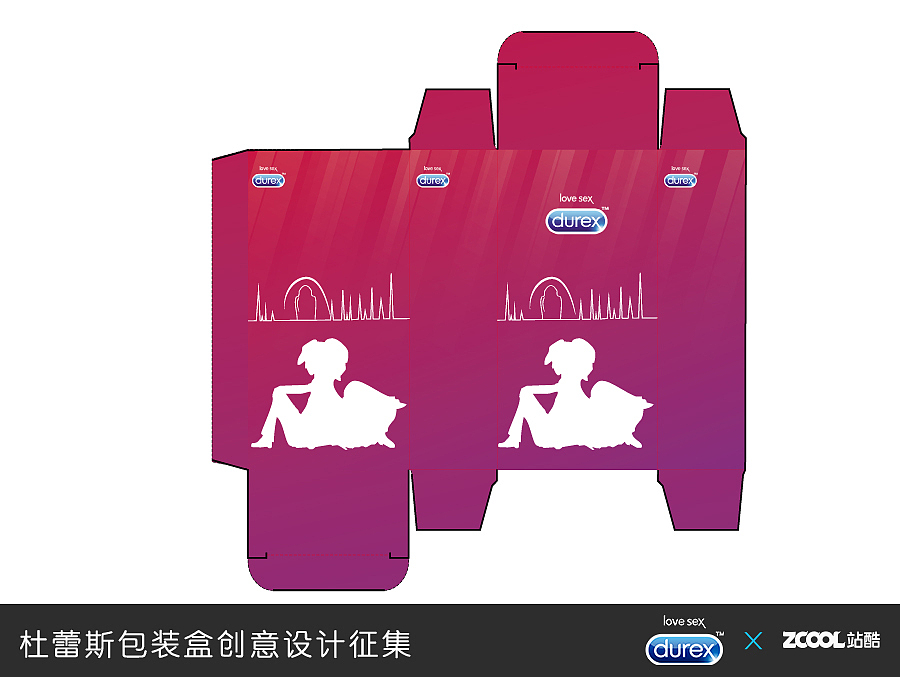 杜蕾斯包装盒创意设计 在一起款（图ZMjc2MDg4MDg=） - 图案 - 站酷设计师依恋小茧原创素材 - 站酷ZCOOL