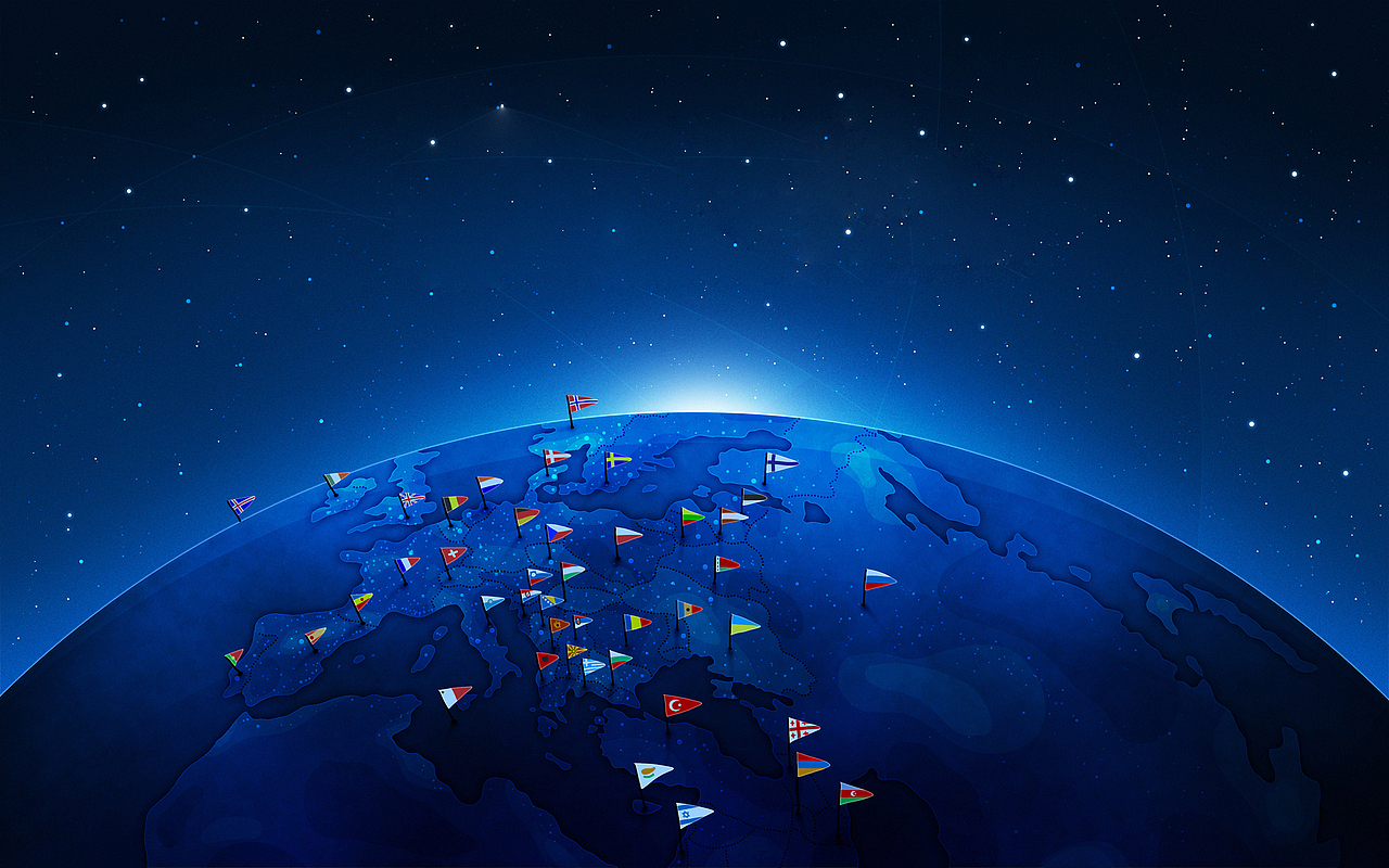 星空 地图背景图