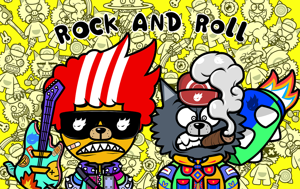 摇滚小Z｜ROCK AND ROll（图ZMjU1MDA3ODgw） - IP形象 - 站酷设计师为美好而设计原创素材 - 站酷ZCOOL