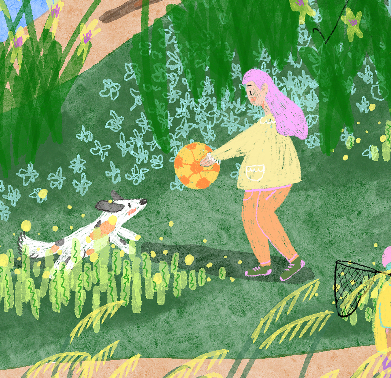 河边的日落时分