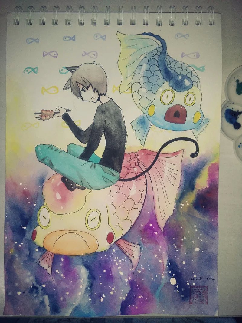 水彩 手绘 日常（图ZMzgyMDE3NDA=） - 单幅漫画 - 站酷设计师罗蕊蕊原创素材 - 站酷ZCOOL