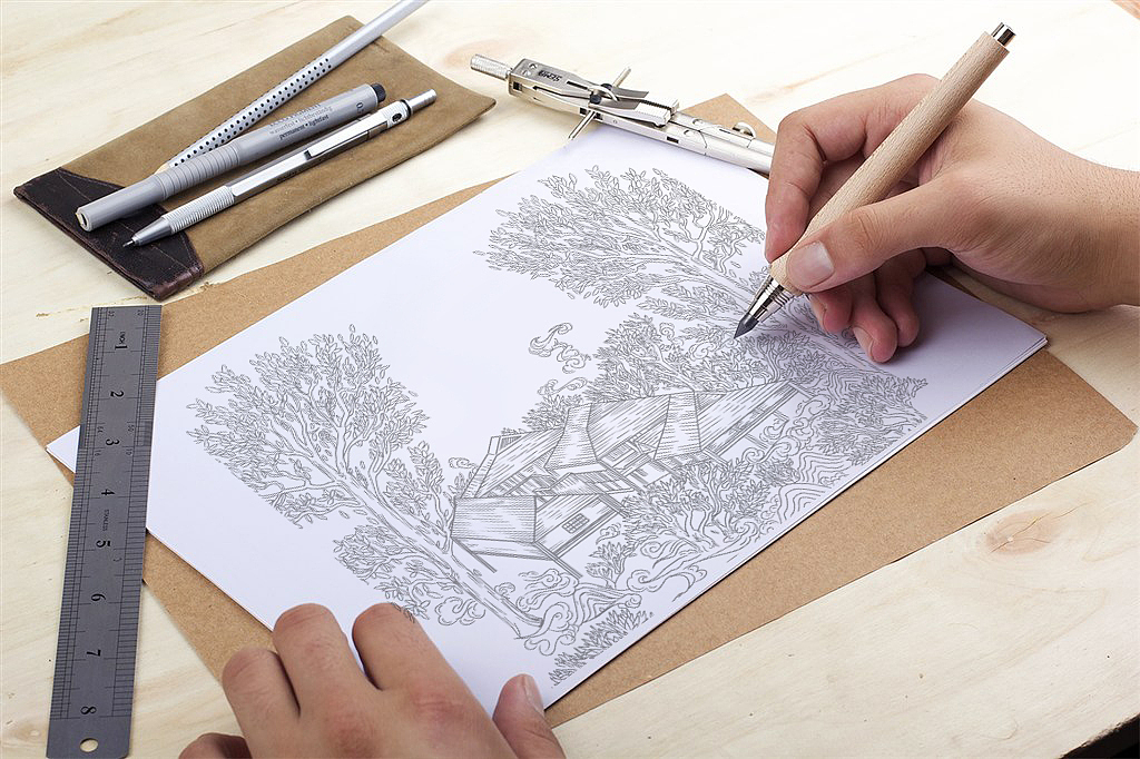 朝颜茶叶高端云南古树茶饼包装形象设计