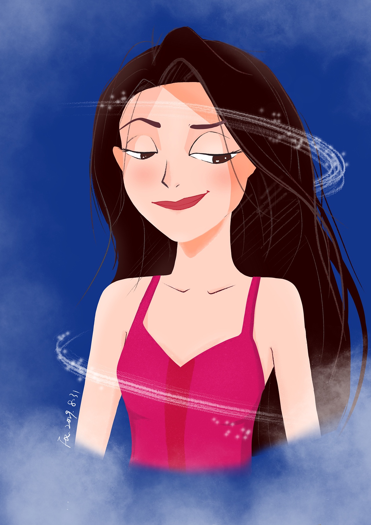 迪士尼风|插画|创作习作|冯鹅鹅 - 临摹作品 - 站酷 (zcool)