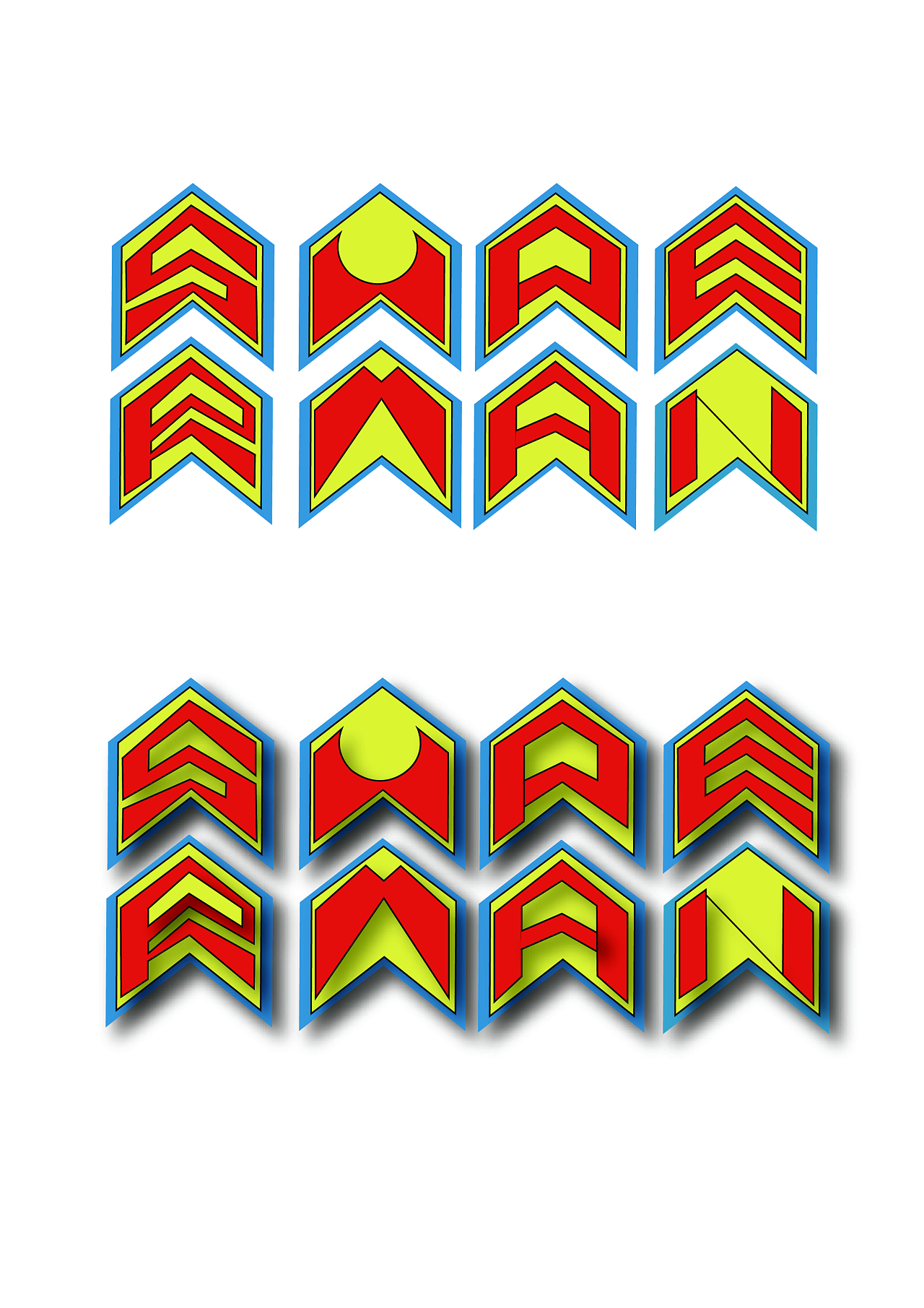 superman字体设计