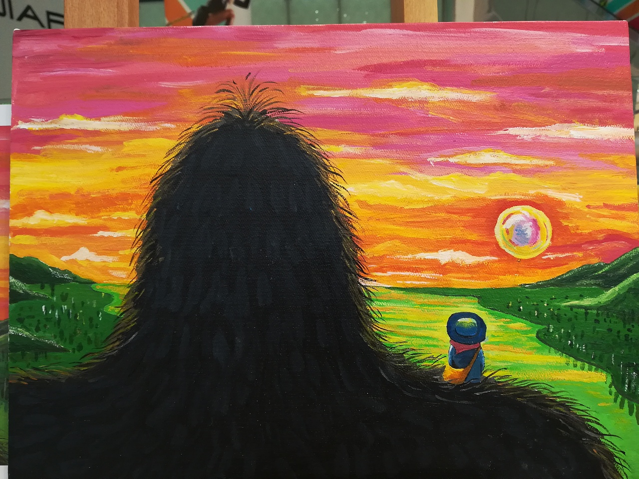 一些临摹几米的画作