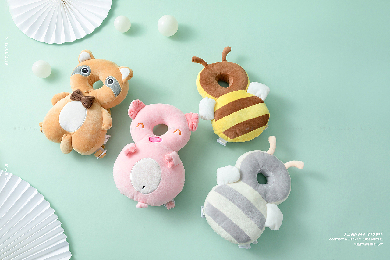 婴儿防摔枕 ✖ 母婴用品定型枕静物平铺拍摄 产品摄影|摄影|产品摄