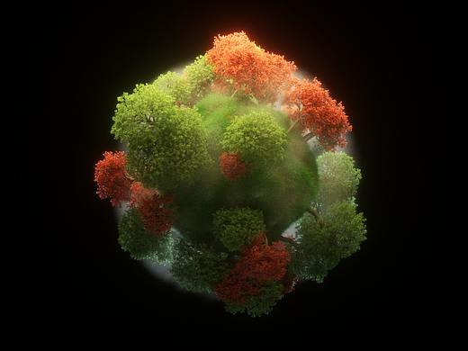 植物星體（個人主頁-ZNDM3MzY4Njg=） - 場景 - 站酷設(shè)計師carlose原創(chuàng)素材 - 站酷ZCOOL