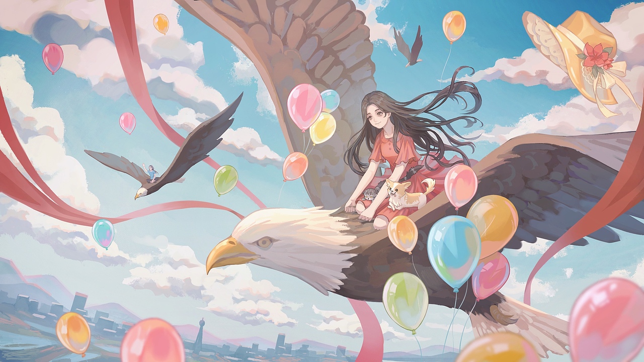 二次元插画壁纸